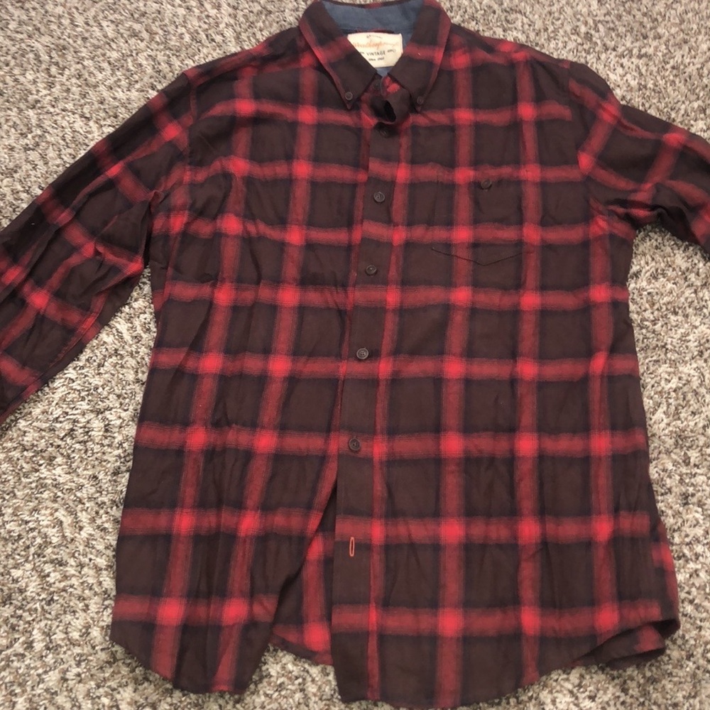 Fall season original weatherproof vintage men’s flannel shirt L/G